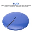 thumbnail image 4 of Wosthever 3 Pieces Ice Fishing Rod Tip Plate Portable Round Lake Flag Tackle Indicator Marker Boat with Up for Fisherman Pescar Wosthever OD006984-00, 4 of 6
