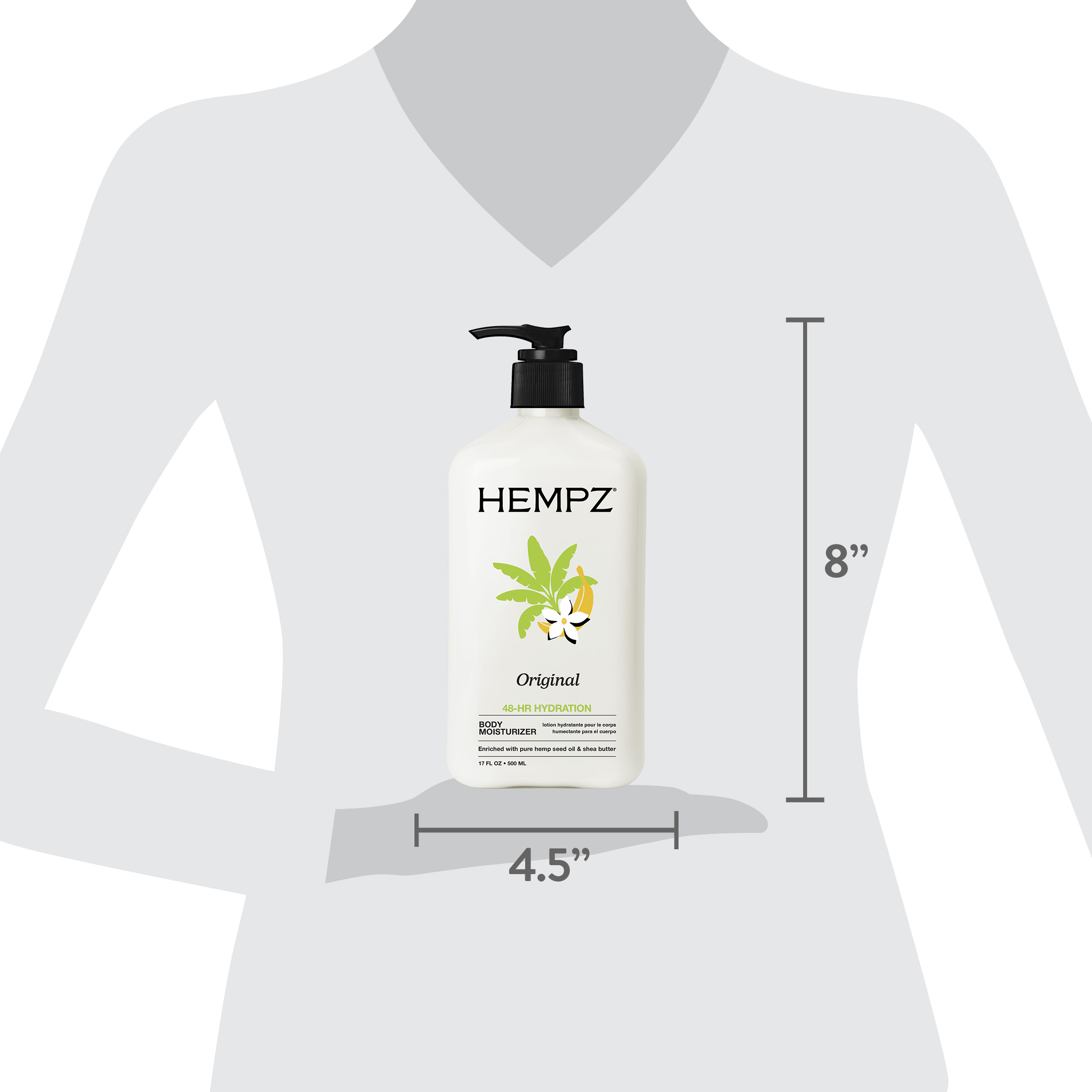Hempz Original Body Lotion for Dry Skin, 17 oz photo 8