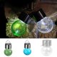 thumbnail image 1 of Lámpara de araña solar Crack Ball - Farol colgante de cristal para jardín, patio, valla - Lámpara solar LED con gancho de acero inoxidable - Luz exterior impermeable, 1 of 4
