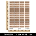 thumbnail image 2 of Do Not Bend Double Line Border Sticker Set - Brown - Matte Finish - 1.25" Mini, 2 of 7