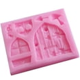 thumbnail image 4 of Moldes de silicona para fondant y chocolate, herramientas de decoración de pasteles para caramelo duro, gelatina, jabón, muffin, cera, hielo, 4 of 10