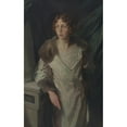 thumbnail image 2 of Glyn Warren Philpot 11x14 Black Ornate Wood Framed Double Matted Museum Art Print Titled: Mary Borden, 2 of 5
