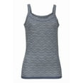 thumbnail image 4 of LASCANA Women's Striped Knit Tank Top Contrast Stripe, 4 of 5