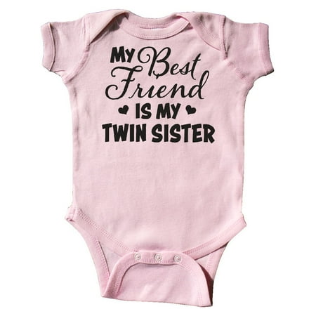My Best Friend is My Twin Sister with Hearts Infant