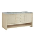 thumbnail image 2 of James Martin Vanities 72" Double Vanity, Sunwashed Oak w/ 3 CM Victorian Silver Quartz Top, 2 of 6
