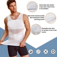 thumbnail image 2 of Camiseta Compresora para Hombre TAILONG Moldeadora de Cuerpo Ajustada, 2 of 5