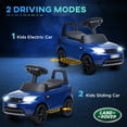 thumbnail image 4 of Qaba Voiture Électrique 6 V Homologuée Land Rover pour Enfants avec Musique, Klaxon, Bleu, 4 of 9