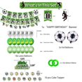 thumbnail image 4 of Kearding Decoración de fiesta de cumpleaños de fútbol, ​​cartel de látex, decoración para tartas, globos, deportes de fútbol, ​​banquete, Kits de decoración para fiestas Kearding HA070520-00, 4 of 6