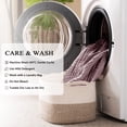 thumbnail image 3 of Exclusivo Mezcla 100% Cotton Muslin King Size Blanket 90"x104",6 Layers Breathable and Lightweight Plum Purple Gauze Blankets, 3 of 7
