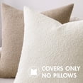 thumbnail image 2 of Funda de almohada decorativa MIULEE con textura Boucle 56 x 36 cm, 2 of 6
