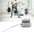 thumbnail image 4 of Tremolo Bridge System, Neck Lock Double Vibrato System Bridge Vibrato System Guitar Spring Stabilizer, Performance For Guitar Lovers Beginner Use Gold,Silver,Black, 4 of 8