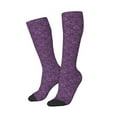 thumbnail image 2 of Balery Retro Florals Purple Fun Novelty Socks Men'S Women'S Crew Socks Funny Crazy Novelty Socks Quirky And Cool Socks, 2 of 9
