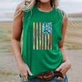 thumbnail image 2 of EINCcm Women American Flag Print Tank Tops USA Stars Stripes Patriotic T Shirt Summer Loose Vest Tees, 2 of 4