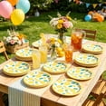 thumbnail image 5 of Lemon Themed Disposable Tableware - Party Supplies for Summer BBQ Picnic Birthday Wedding Indoor Outdoor Gathering Decor Set, 5 of 6