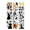 thumbnail image 2 of Xinyolin 9 Sheets/Set Halloween Window Cling Waterproof Pumpkin Witch Skeleton PVC Double-sided Home Office Static Glass Decoration Sticker Decal, 2 of 8