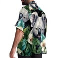 thumbnail image 3 of Koala Men's Casual Short Sleeve Button Down Shirts - Printed Summer Beach Tops for Men and Women, 3 of 6