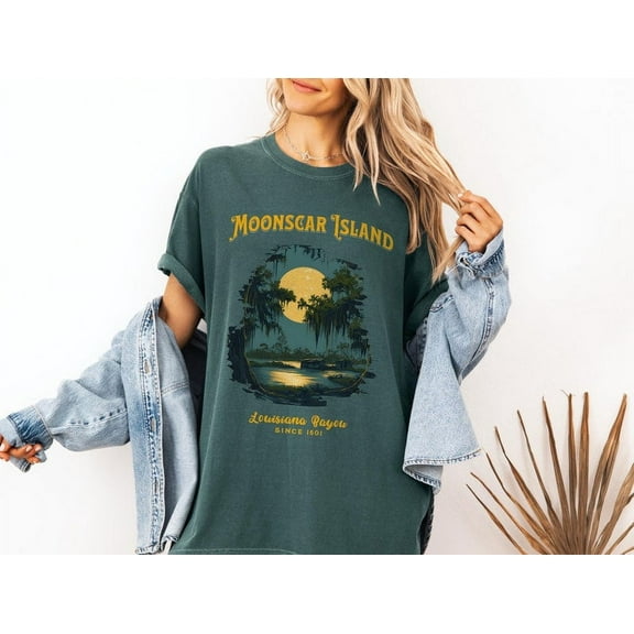 Moonscar Island Halloween T-Shirt, Retro Cartoon Zombie Tee, 90s Nostalgia Shirt, Halloween Gift Tee, Vintage Halloween Shirt, Oversized Halloween Tee