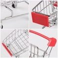 thumbnail image 4 of Miangastore 2pcs Mini Shopping Cart Toys Funny Simulation Trolley Sundries Storage Baskets, 4 of 8