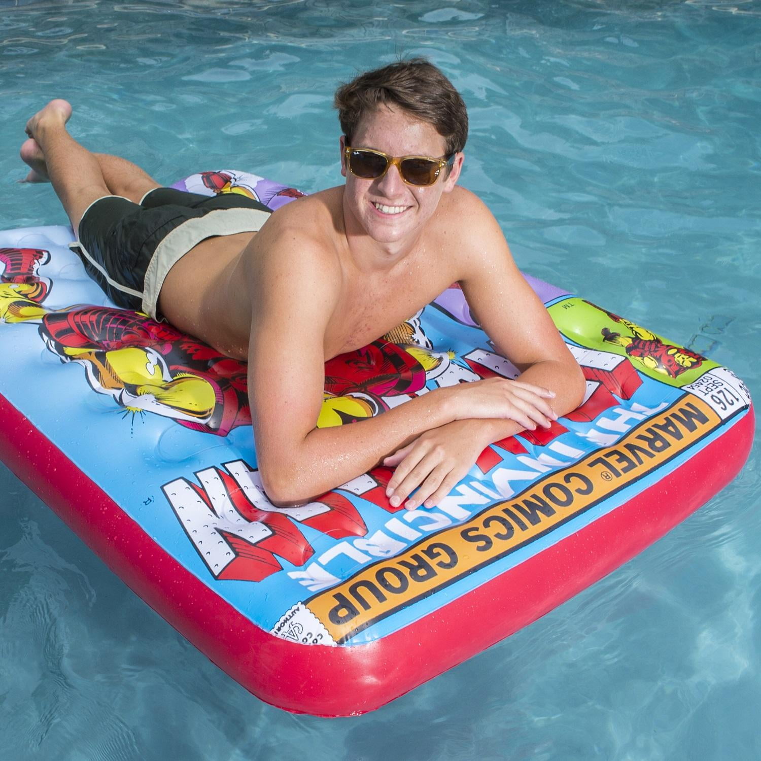 man pool float