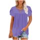 thumbnail image 5 of mfyjkho Tops Y Blusas Para Mujer, Camisetas De Moda Para Mujer, Camisetas Casuales De Cuello Redondo Con Mangas 3/4, Blusas Para Mujer, Camisas Tops De Tallas Grandes Xxxl, 5 of 7