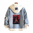 thumbnail image 1 of Chaqueta vaquera casual con estampado digital Naruto Uchiha Itachi, 1 of 4