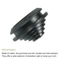 thumbnail image 4 of Uxcell Rubber Grommets ID 3/4" Tower-Shaped Black for Firewall Hole Plugs, Wire Protection Pack of 12, 4 of 6