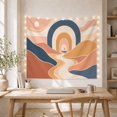thumbnail image 5 of Abstract Desert Landscape with Arch and Dunes, Dreamy Retro for Nature Lovers, Boho Wall Art Decor, Housewarming Gift Tapestry Wall Hanging for Bedroom and Living Room, 5 of 7