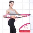 thumbnail image 2 of Hula Hoop de espuma para deportes de cintura, abdominales, para niños y adultos, extraíble, 6 secciones, 7 secciones, 8 secciones, 2 of 4