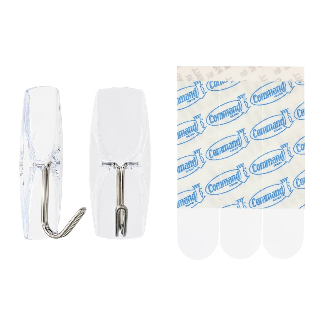 3M Command Medium Clear Wire Hooks