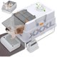 thumbnail image 1 of Caja de arena de acero inoxidable XXL con tapa, caja de arena de metal cerrada XL para gatos grandes, múltiples gatos, con cucharada de arena y pedal de pie y alfombrilla de arena, control de, 1 of 4