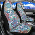 thumbnail image 2 of Binienty Vintage Car Seat Covers for Women Boho Mandala Car Seat Covers Set for Front Seats Universal Auto Accessories Cushion Protectors Fit for SUV Sedan Truck, 2 of 7