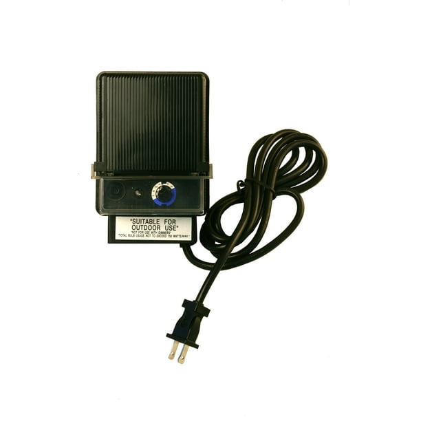 150 Watt 12V Landscape Lighting Transformer with Photocell Walmart