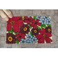 thumbnail image 4 of Entryways Forget-Me-Nots Non-slip Coir Doormat (17" x 28"), 4 of 7