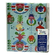 Trolls World Tour Kids Adults Birthday Christmas Holiday All Occasion Gift Wrapping Paper Party Favors Supplies 20 sq ft Total & Custom Storage Carrier