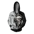thumbnail image 3 of Sudadera de otoño para hombre Sudadera con capucha con estampado de armadura espartana y dorada Sudadera para hombre Sudadera con capucha moderna y versátil, 3 of 5