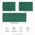 thumbnail image 4 of Haosy Satin Pillowcase for Hair and Skin Standard Cooling Silk Pillow Case with Envelope Closure Dark Green 20"x26", 4 of 9