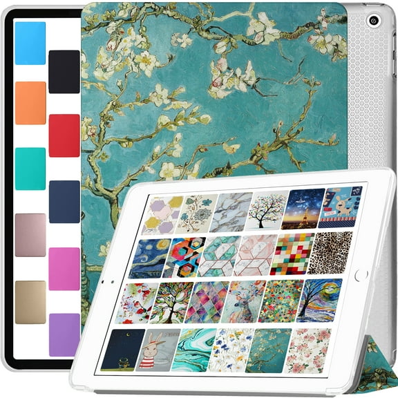 iPad PRO 11 Inch 2018 1 Gen [ PRO 11 1st ] A1980 A1934 MTXN2LL/A MTXP2LL/A MTXR2LL/A MTXQ2LL/A MTXT2LL/A MTXU2LL/A Shockproof Printed Cover with Clear Transparent Back Shell - Blossom