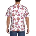 thumbnail image 2 of Naloa Purple Mushroom Men's T-Shirt Sport T-shirt Men's Basic Tee Casual Men's Shirt, Round Neck, Short Sleeves - X-Large, 2 of 5