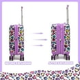 thumbnail image 4 of Kids Carry on Luggage Sets for Girls Women Rolling Suitcases with Wheels Hardshell Suitcase with Travel Pillow, 4 of 7