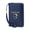 Blue, variant on VKLU RFID Blocking Passport Holder, Light Brown Slim Leather Travel Wallet with Zipper Closure and Wristlet Strap, Multifunctional Document Organizer for Phone, Cards and Boarding Pass