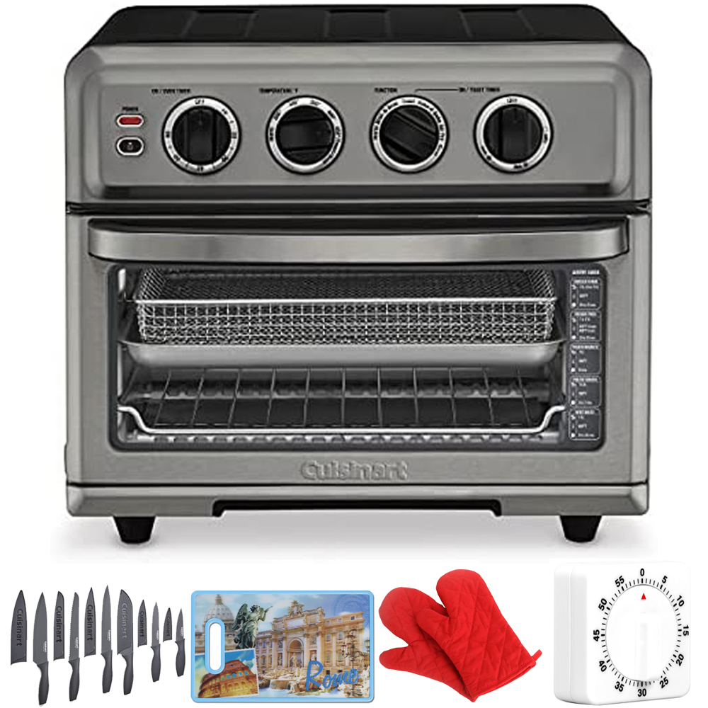 Cuisinart TOA70BKS AirFryer Toaster Oven with Grill Black Stainless
