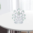 thumbnail image 4 of Escultura de cristal de animal, estatua, figura creativa, artesanía de vidrio para estantería de tienda. Mini verde, 4 of 8