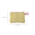 thumbnail image 3 of Organizadores de armario y almacenamiento Bolsa de punto de lana Bolsa de cosméticos con patrón de bloques de colores a rayas Bolsa de cosméticos portátil Estuche para lápices estilo Ins Bolsa de maqu, 3 of 8