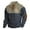 D1-Blue44, variant on Cord Rib Knit Tops for Men Color Block Henley Sweater Suede Elbow Patch Button Placket Long Sleeve Sweatshirt Western Daily Sweatshirt