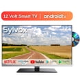thumbnail image 1 of SYLVOX TV Inteligente para RV de 32", 12V con Reproductor de DVD, Full HD 1080P, Android TV, Compatible con WiFi y Bluetooth (Serie Limo), 1 of 9