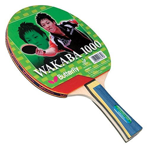 Butterfly Wakaba Raquette de Tennis de Table - 3 Modèles de Ping-Pong - Pagaie de Ping-Pong Approuvée ITTF - Attaque de Raquette de Ping-Pong avec Grande Vitesse et Rotation, 1000