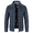 Blue, variant on SWSMCLT Men's Winter Quilted Puff Jackets Thermal Warm Slim Fit Long Sleeve Knit Cardigan Sweaters Patchwork Fleece Lined Jacket Soft Zip Up Thick Business Casual Outerwear Black 38
