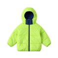 thumbnail image 4 of Xdegoge Kids Boys Hooded Puffer Jacket Lightweight Zip Up Winter Warm Coat Soft Warm Cold Weather Padded Outerwear Blue Size 12-13, 4 of 9