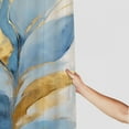thumbnail image 3 of PRATYUS Abstract Brush Strokes Printed Shower Curtain Decor Washable Shower Curtain for Bathroom with Hooks 100% Polyester Fiber 69x72, 3 of 7