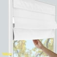 thumbnail image 5 of Yellow Blinds Cordless Light Filtering Roman Shade, Belgian Snow - 31"W X 64"H, 5 of 9